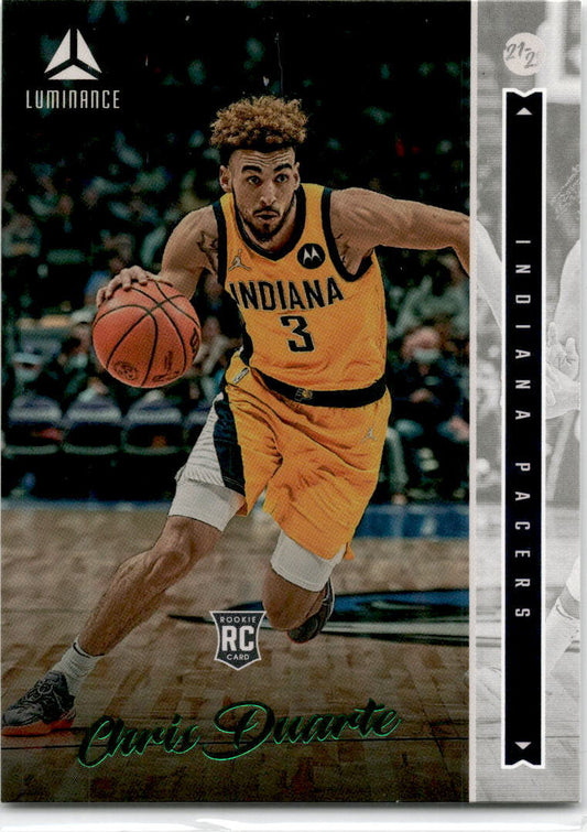 2021-22 Panini Chronicles Luminance #237 Chris Duarte Indiana Pacers