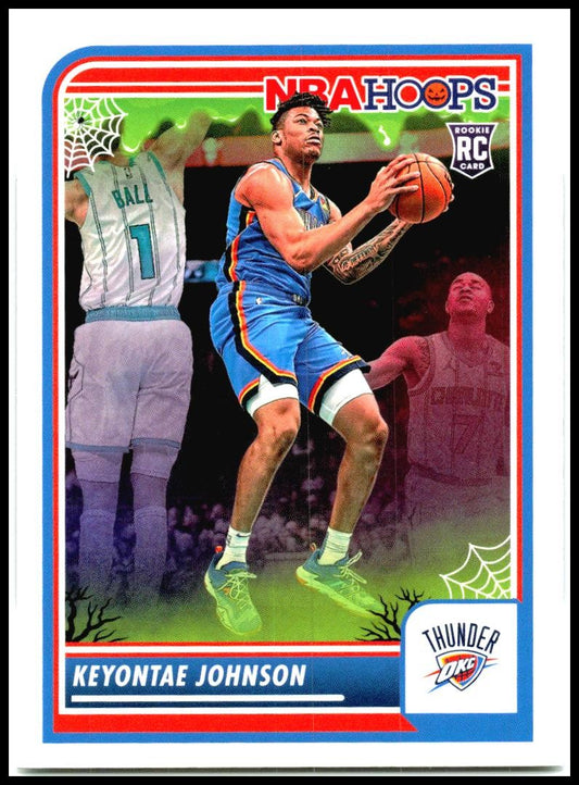 2023-24 Hoops Haunted Hoops #170 Keyontae Johnson Rookie Oklahoma City Thunder