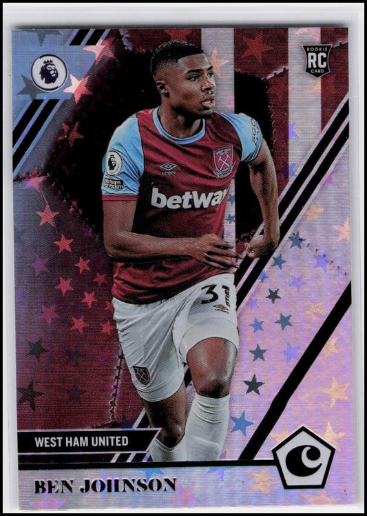 2020-21 Panini Chronicles #24 Ben Johnson Chronicles Premier League Purple Astro