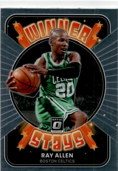 2021-22 Donruss Optic Winner Stays #5 Ray Allen Boston Celtics