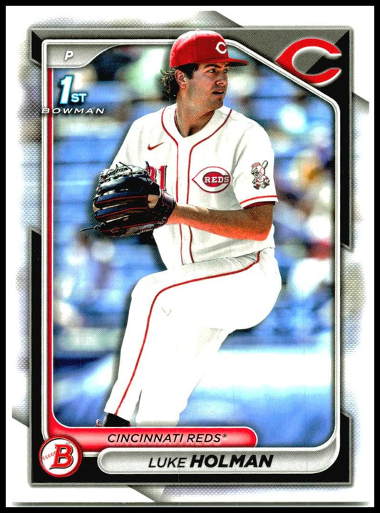 2024 Bowman Draft #BD-100 Luke Holman Cincinnati Reds