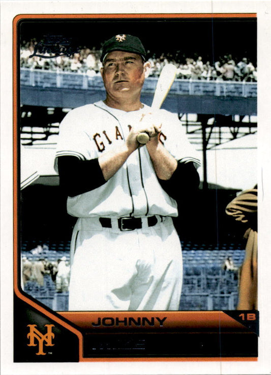 2011 Topps Lineage #95 Johnny Mize New York Giants