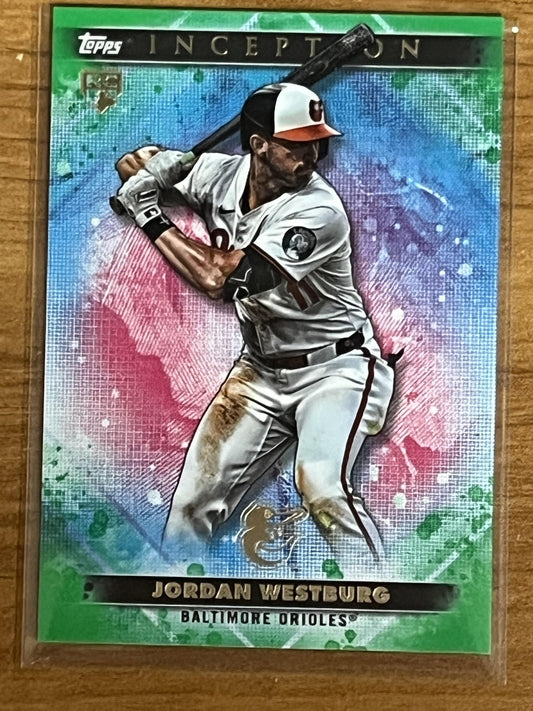 2024 topps inception #48 Jordan Westburg Orioles