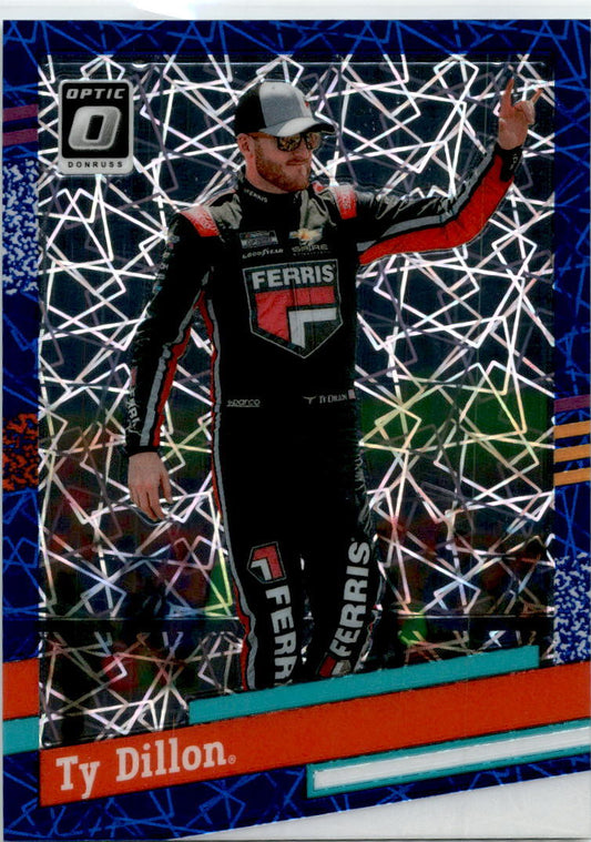 2024 Donruss Optic Racing Blue Velocity #124 Ty Dillon