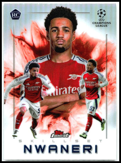 2024-25 Topps Finest UEFA Club Competitions Skill Set #SK-11 Ethan Nwaneri