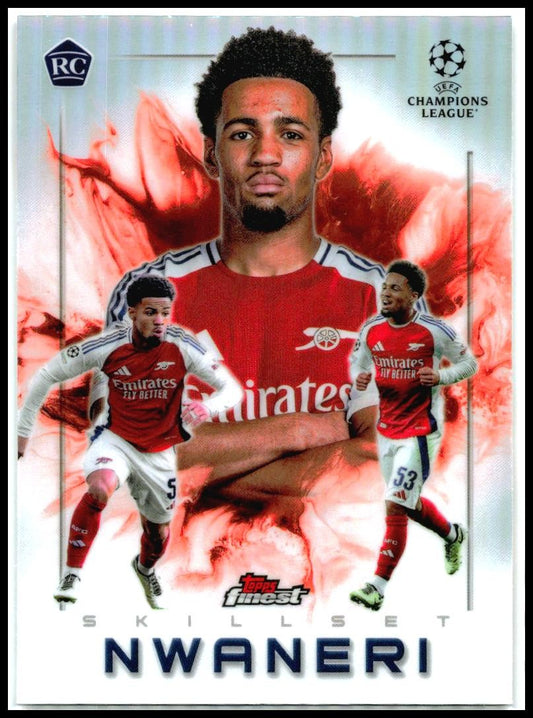 2024-25 Topps Finest UEFA Club Competitions Skill Set #SK-11 Ethan Nwaneri