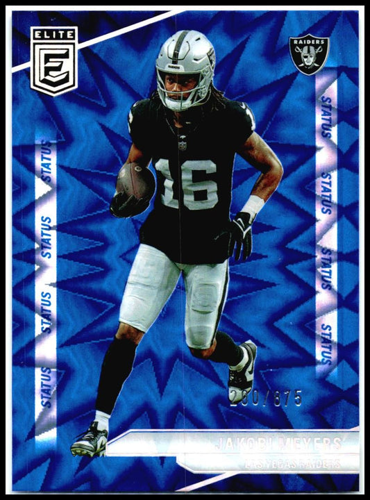 2024 Donruss Elite Status Explosion #14 Jakobi Meyers #/875 Las Vegas Raiders