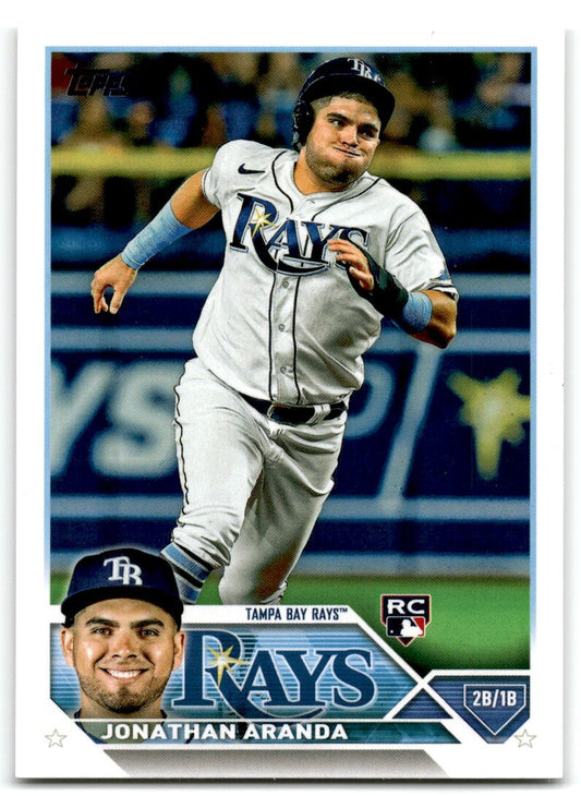 2023 Topps Jonathan Aranda Rookie Tampa Bay Rays #154