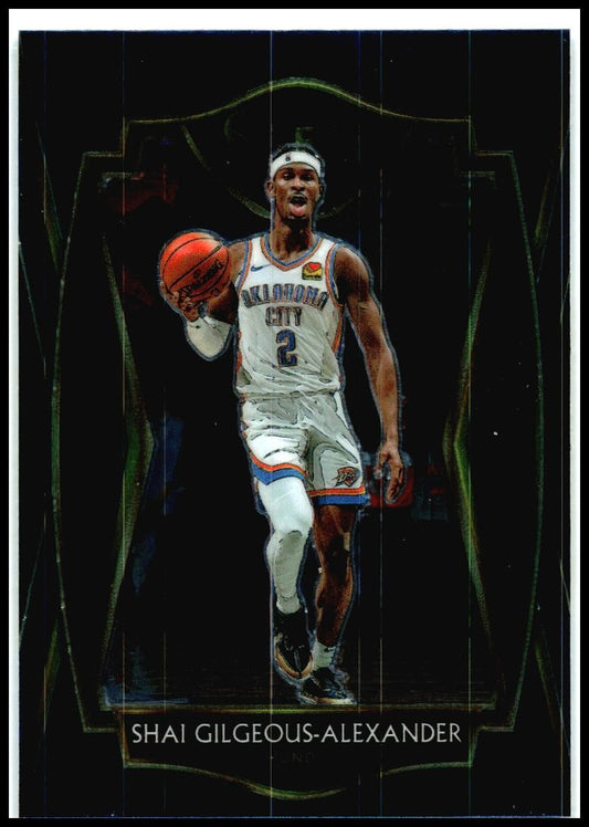 2020-21 Panini Select Blue #119 Shai Gilgeous-Alexander Oklahoma City Thunder