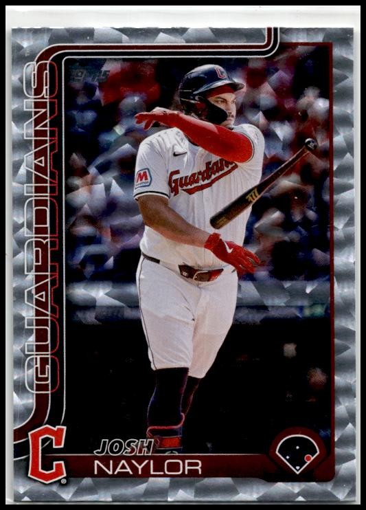 2025 Topps Diamante Foil #322 Josh Naylor Cleveland Guardians