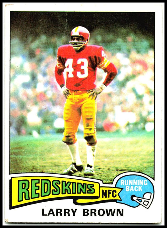 1975 Topps #200 Larry Brown Washington Redskins