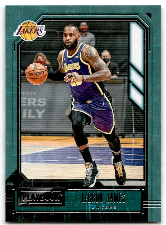 2020-21 Panini Chronicles Playbook LeBron James Los Angeles Lakers #178