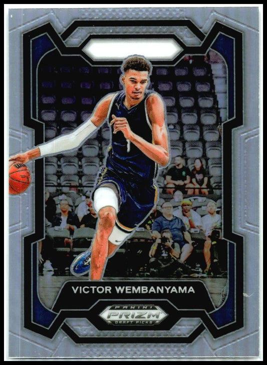 2024 Panini Prizm Draft Picks Prizms Silver #99 Victor Wembanyama