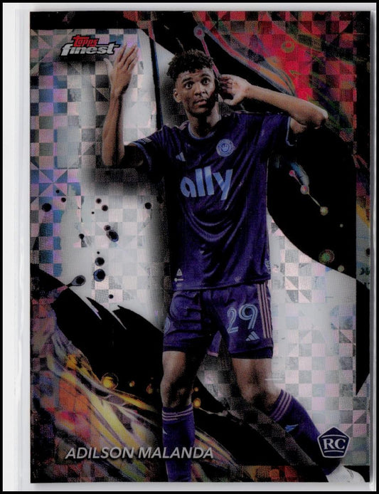 2024 Finest MLS #140 Adilson Malanda Checkerboard Refractor