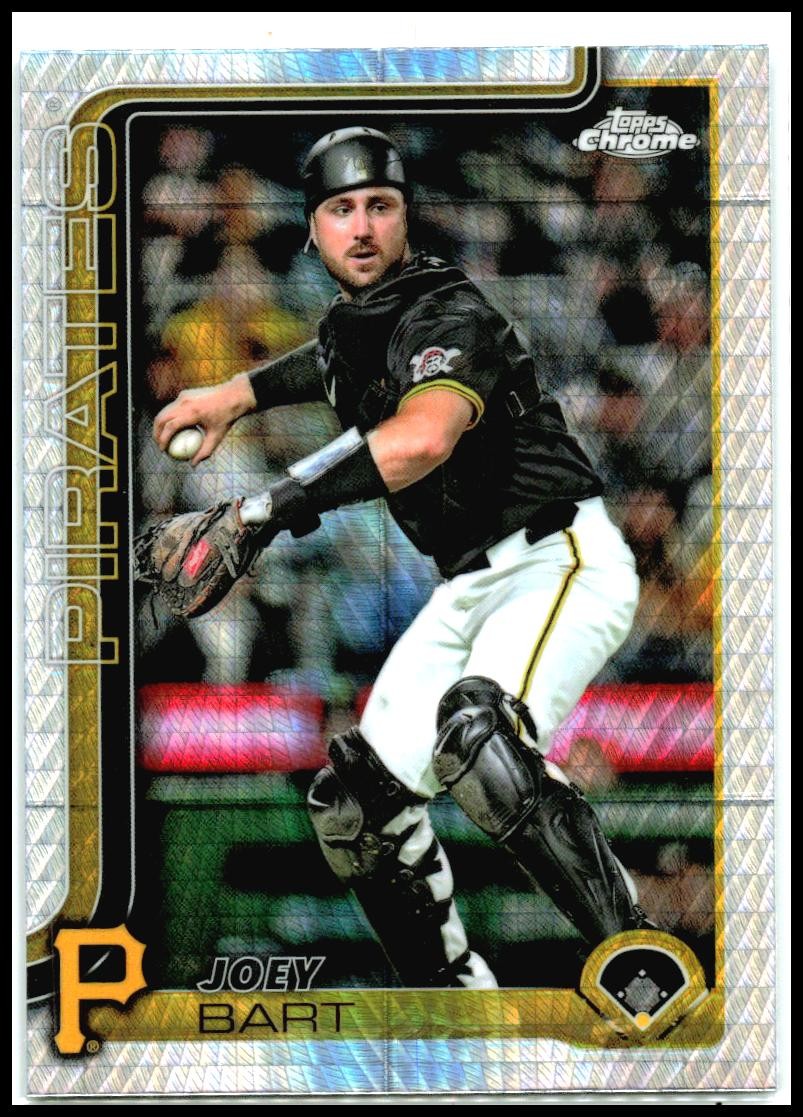 2025 Topps Chrome Prism #133 Joey Bart Pittsburgh Pirates