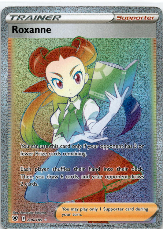 Roxanne Full Art 206/189 Rainbow Rare Astral Radiance Pokemon