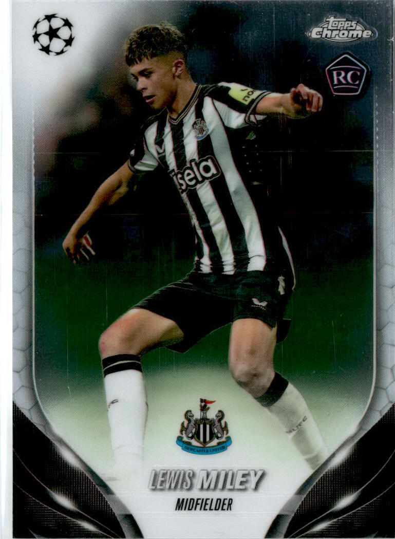 2023-24 Topps Chrome UEFA #31 Lewis Miley Rookie Newcastle United