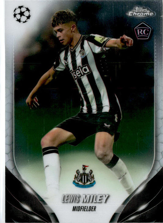 2023-24 Topps Chrome UEFA #31 Lewis Miley Rookie Newcastle United