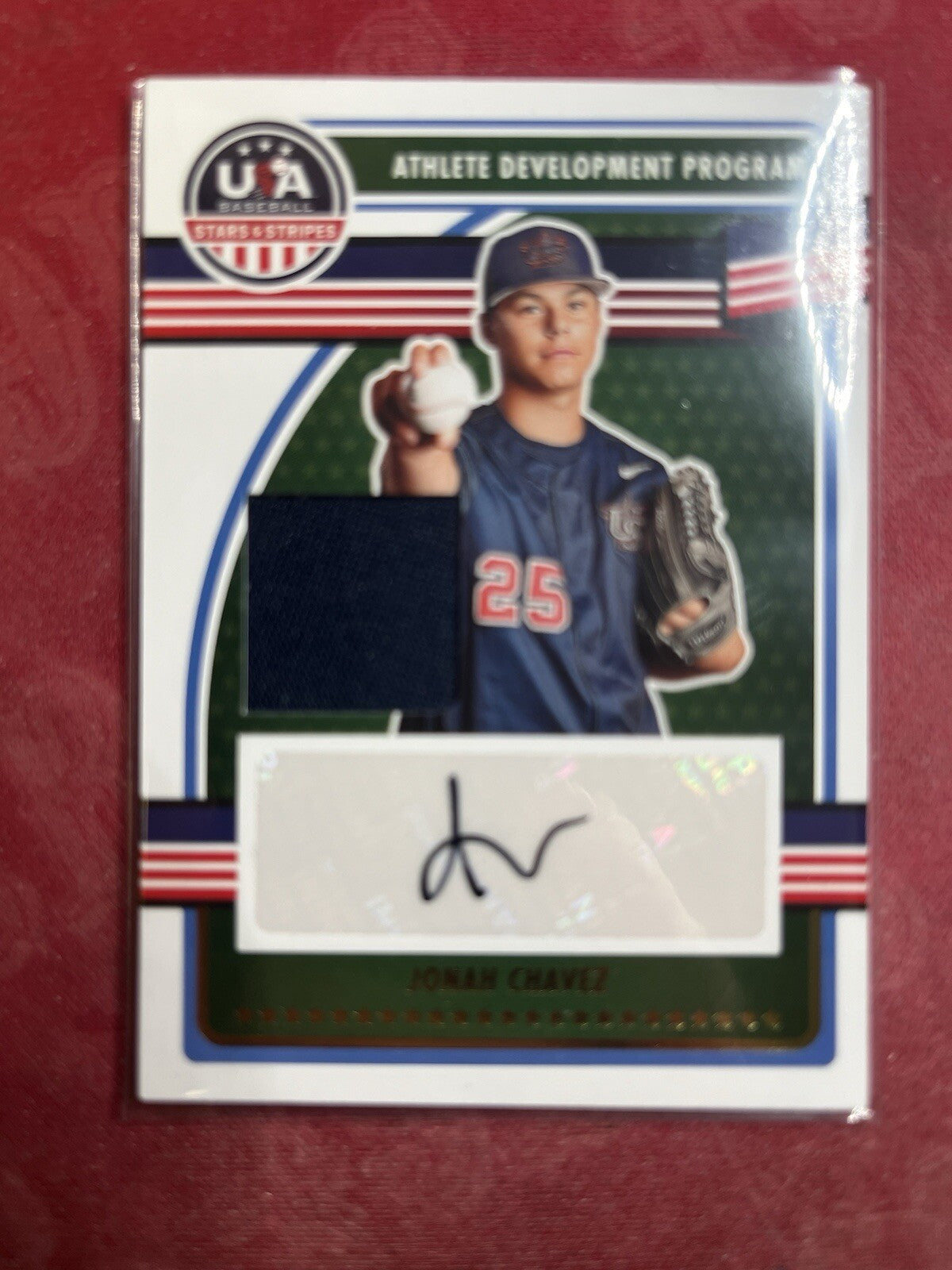 2023 Panini USA Stars & Stripes #ADPS-JC Jonah Chavez RPA