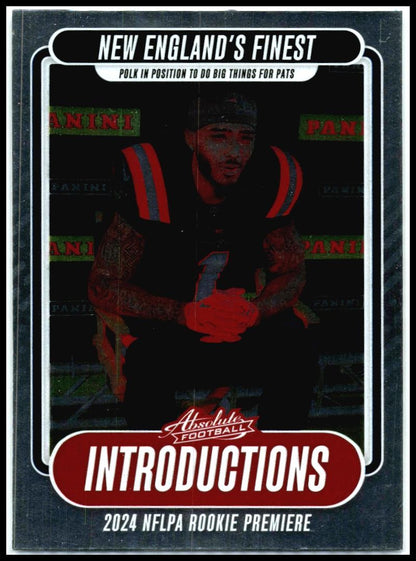 2024 Panini Absolute Introductions #I-BRE Ja'Lynn Polk New England Patriots