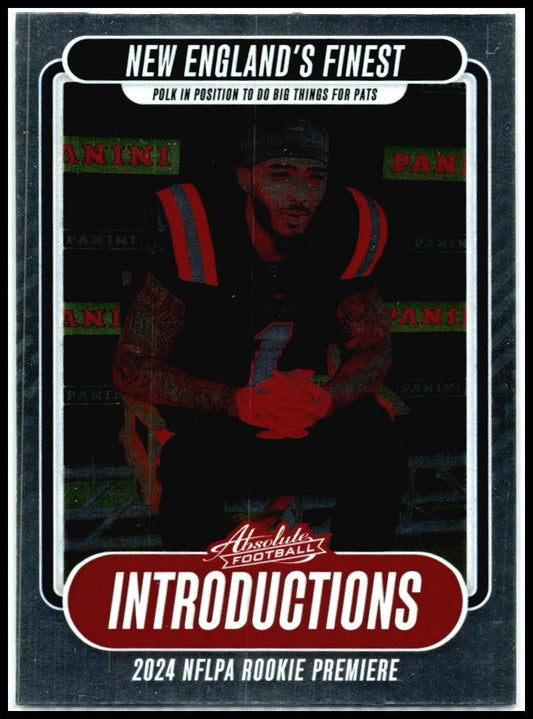 2024 Panini Absolute Introductions #I-BRE Ja'Lynn Polk New England Patriots