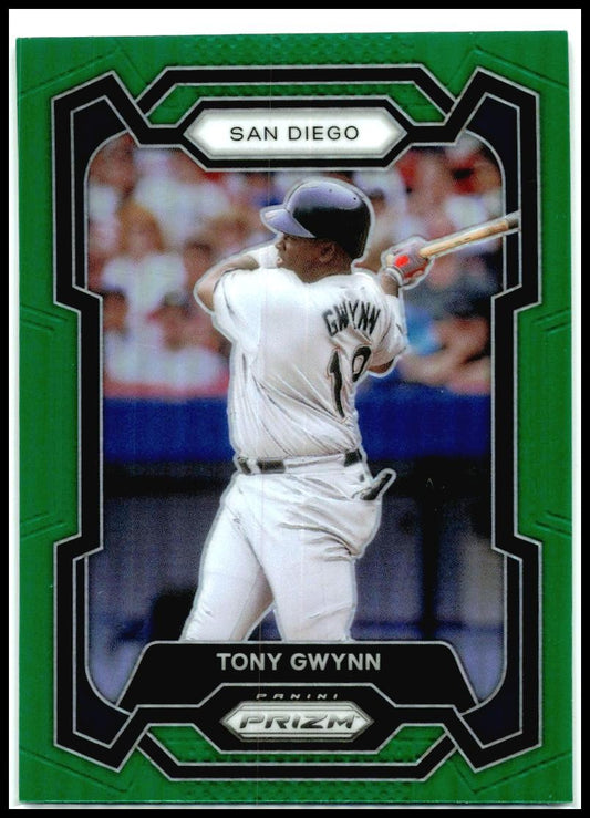 2024 Panini Prizm Green Prizms #76 Tony Gwynn San Diego Padres