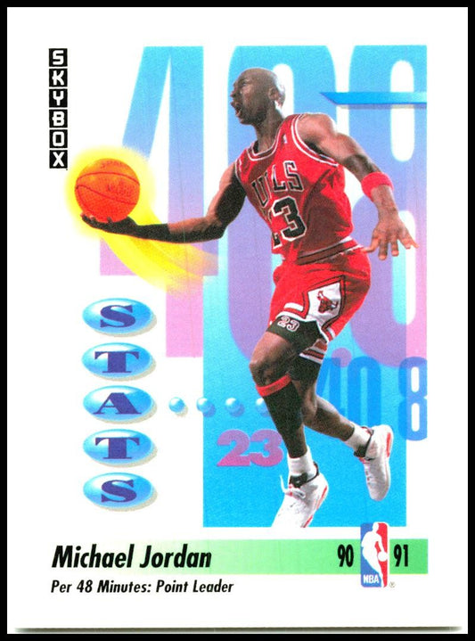 1991-92 SkyBox #307 Michael Jordan Chicago Bulls