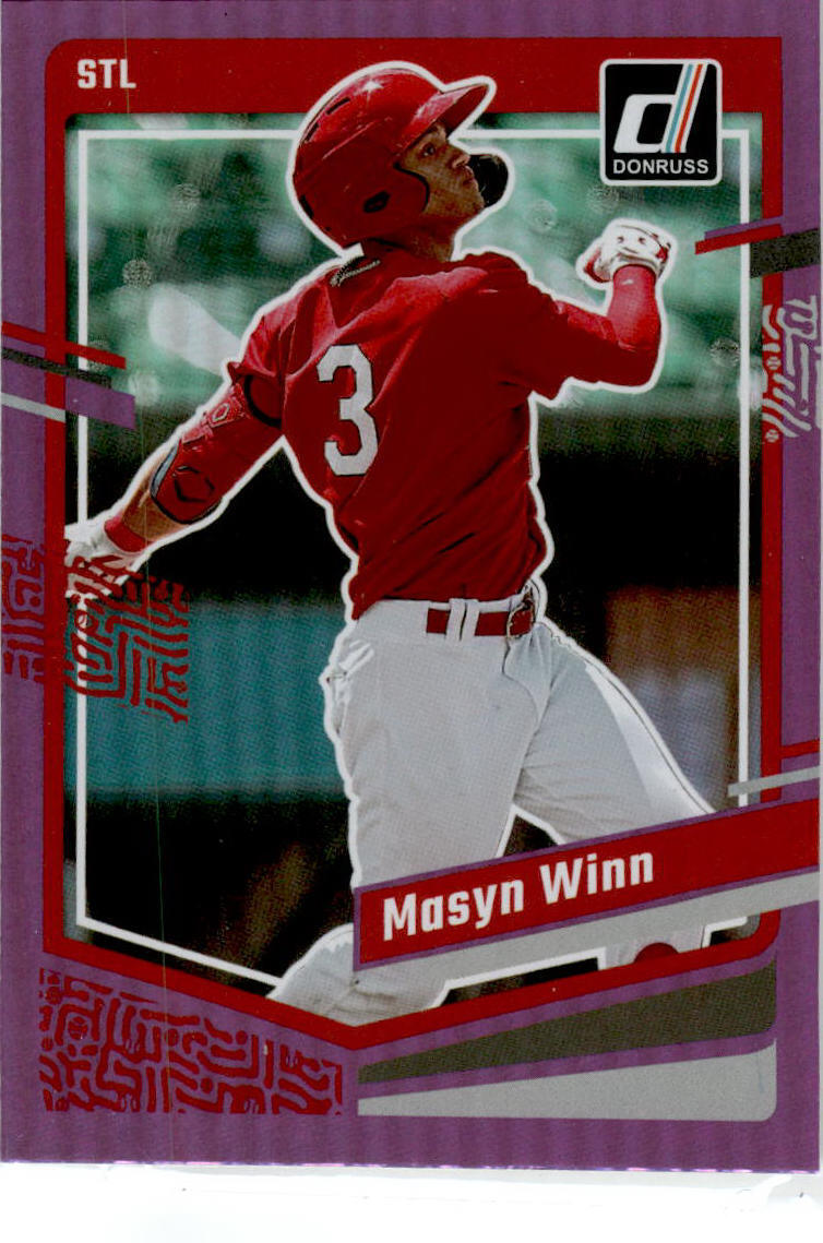 2023 Donruss Holo Purple #146 Masyn Winn St. Louis Cardinals