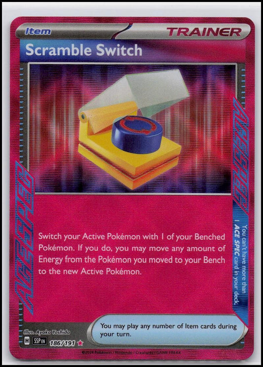 SV08: Surging Sparks #186/191 Scramble Switch