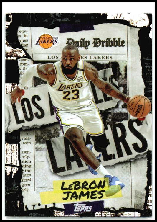 2025-26 Topps The Daily Dribble #DD-1 LeBron James Los Angeles Lakers