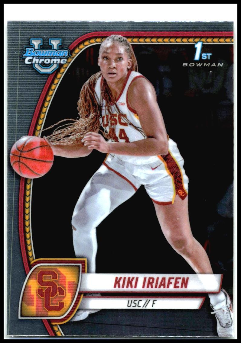 2024-25 Bowman University Chrome #47 Kiki Iriafen Mystics