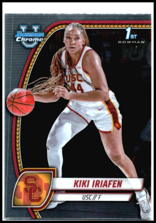 2024-25 Bowman University Chrome #47 Kiki Iriafen Mystics