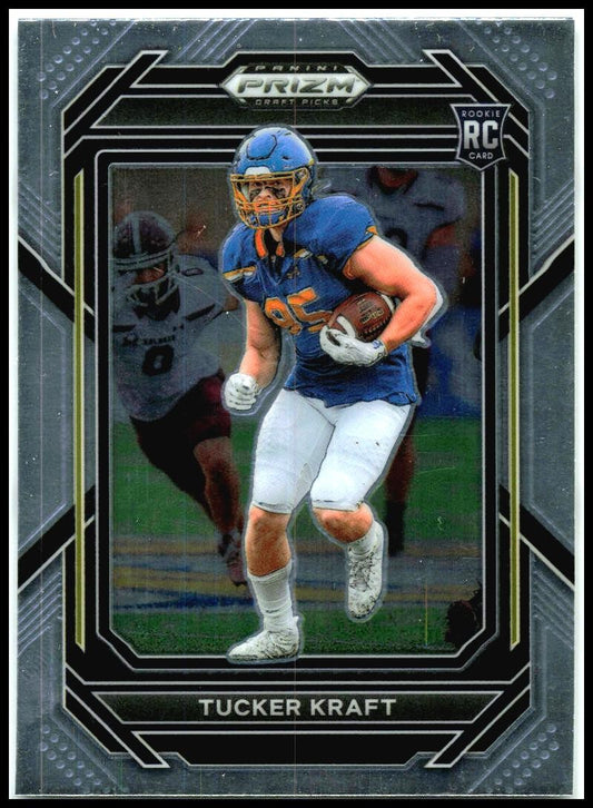 2023 Panini Prizm Draft Picks #159 Tucker Kraft South Dakota State Jackrabbits