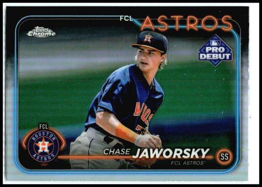 2024 Topps Pro Debut Chrome #PDC-3 Chase Jaworsky FCL Astros