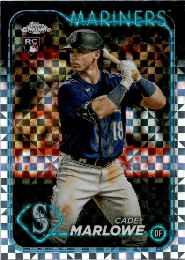 2024 Topps Chrome Xfractor #286 Cade Marlowe Seattle Mariners