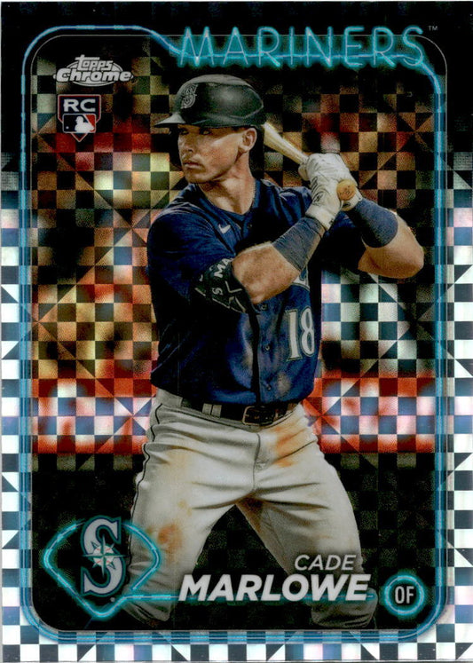 2024 Topps Chrome Xfractor #286 Cade Marlowe Seattle Mariners