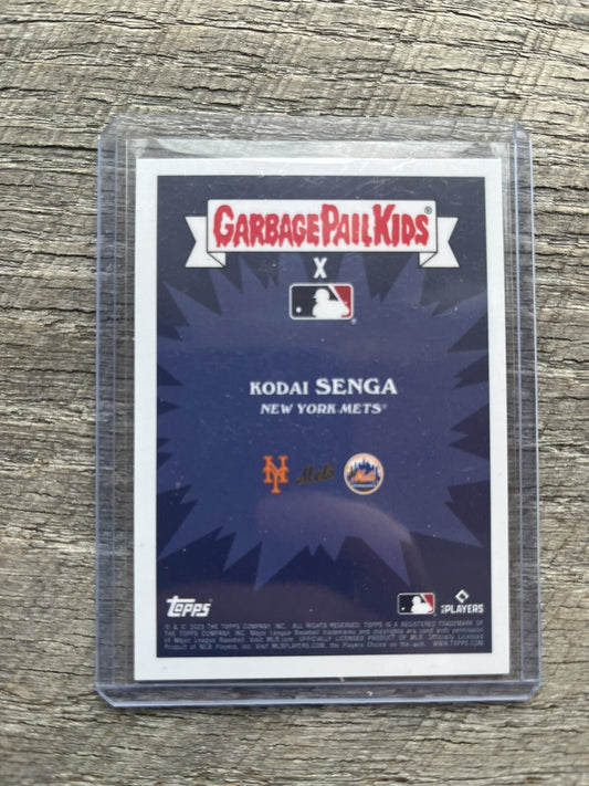 2023 Topps MLB x GPK Series 3 #17 Spooky Senga Orange #/50 New York Mets