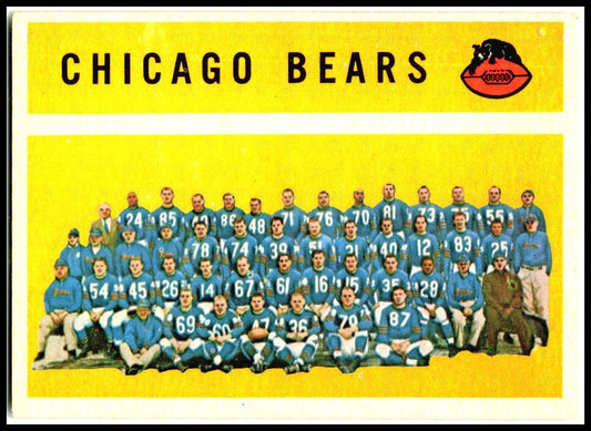 1960 Topps #21 Chicago Bears Chicago Bears