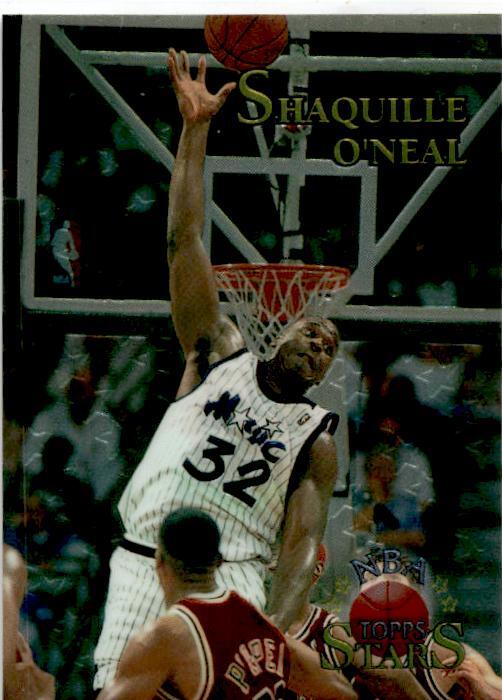 1996-97 Topps Stars Finest #132 Shaquille O'Neal Orlando Magic