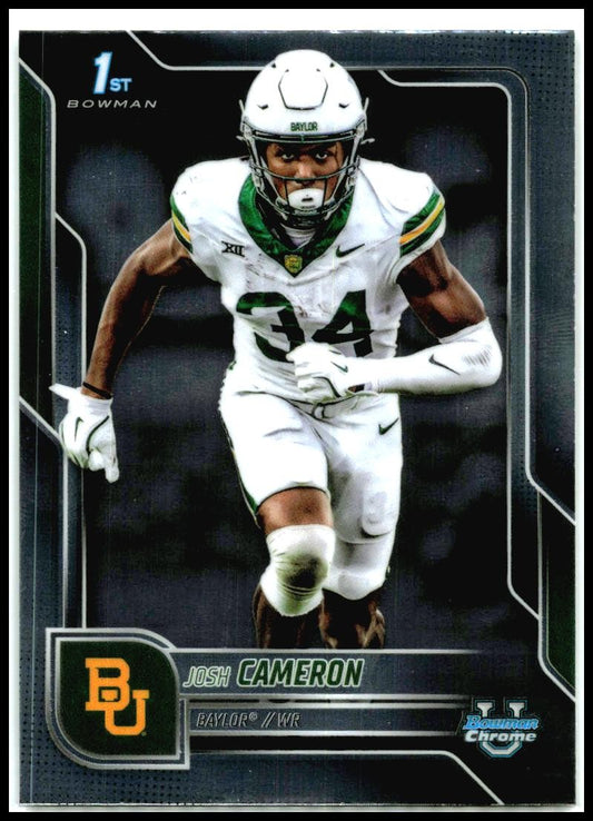2025 Bowman Chrome University #60 Josh Cameron Baylor Bears