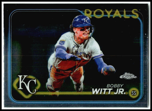 2024 Topps Chrome #120 Bobby Witt Jr. Kansas City Royals