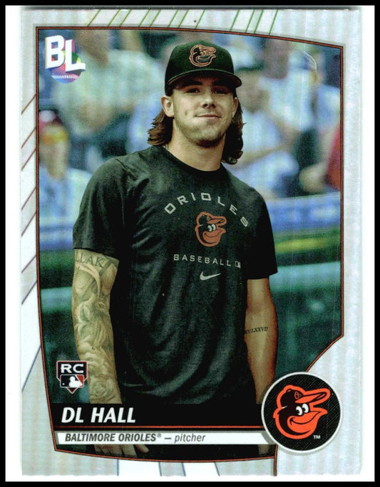2023 Topps Big League Rainbow Foil #27 DL Hall Baltimore Orioles