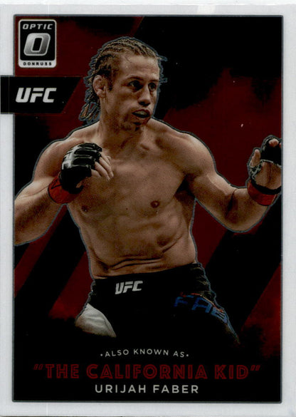 2022 Donruss Optic UFC Also Know As The California Kid #15 Urijah Faber