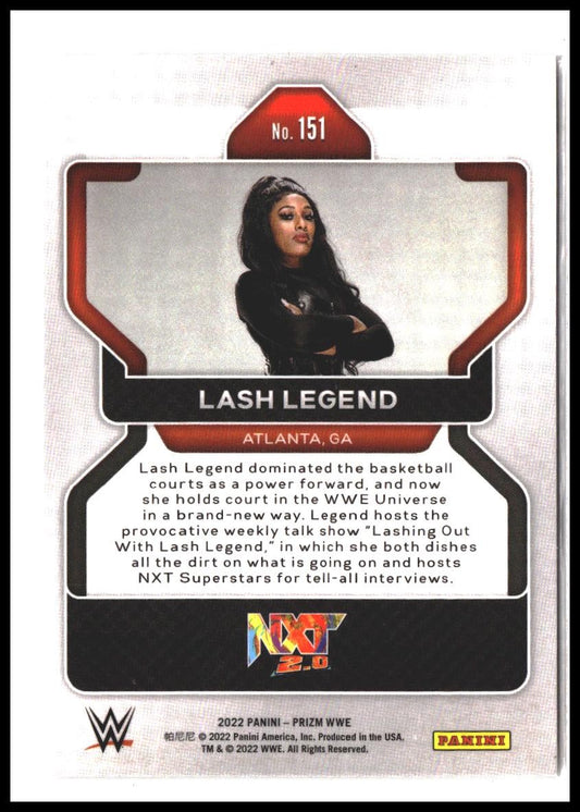 Lash Legend #151 2022 Panini Prizm WWE Rookie RC
