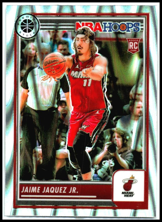 2023-24 Hoops Premium Stock Seismic Prizm #51 Jaime Jaquez Jr. Rookie Miami Heat