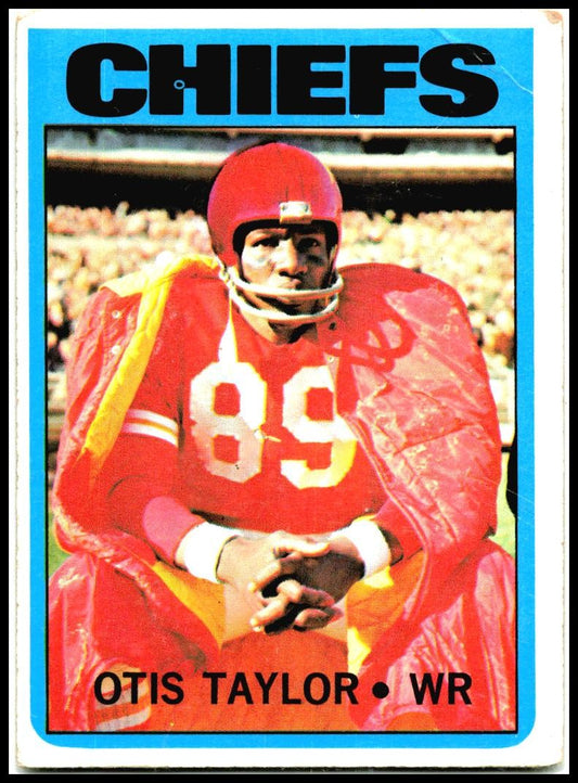 1972 Topps #10 Otis Taylor Kansas City Chiefs