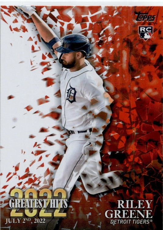 2023 Topps 2022 Greatest Hits #22GH-10 Riley Greene