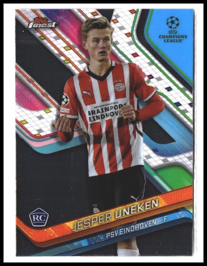 Jesper Uneken #24 2024-25 Finest UEFA Club Competitions Rookie RC