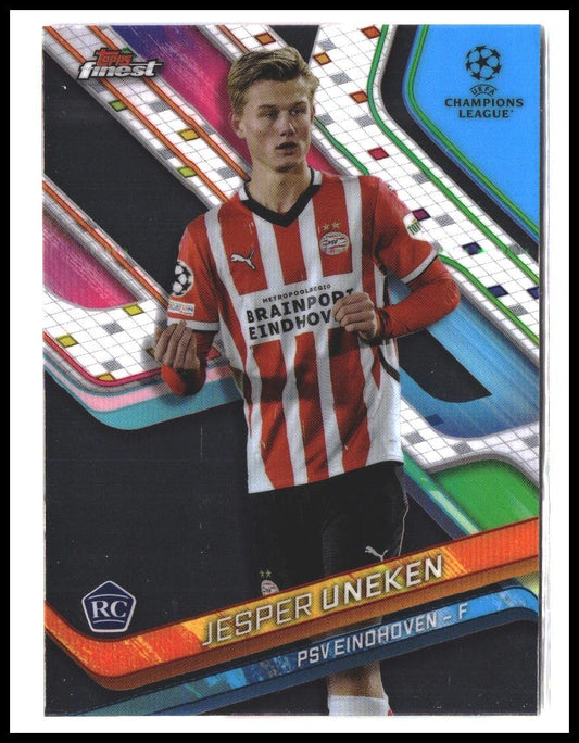 Jesper Uneken #24 2024-25 Finest UEFA Club Competitions Rookie RC