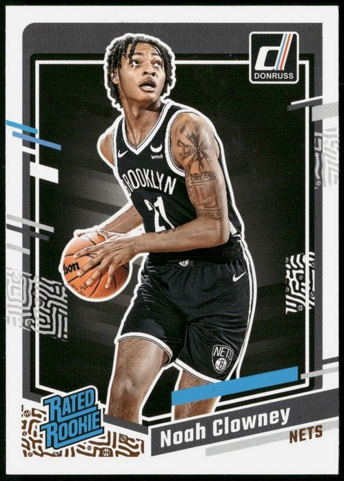 Noah Clowney 2023-24 Donruss #234 Rookie Brooklyn Nets